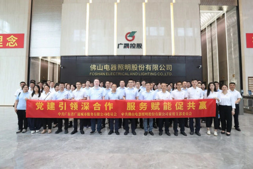 党建引领深合作 服务赋能促共赢 ——佛山照明家用党支部与广晟服务党委开展党建共建活动